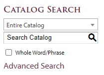 Picture of Catalog Search Bar